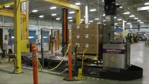 Automatic Pallet Wrapping Machine Integrated With AGV | Phoenix Wrappers