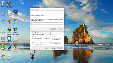 طريقه عمل نقطة استعادة للنظام ويندوز create a restore point windows 10