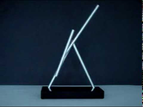 The Swinging Sticks Kinetic Desk Sculpture From Iron Man 2 Youtube