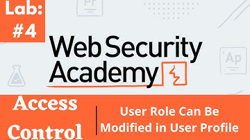 User Role Can Be Modified in User Profile | Web Security Academy (Audio)