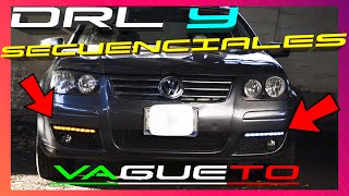 DRL y LUCES SECUENCIALES al  Jetta Clásico | VW JETTA A4 CLASICO | VW JETTA 4 | MK4