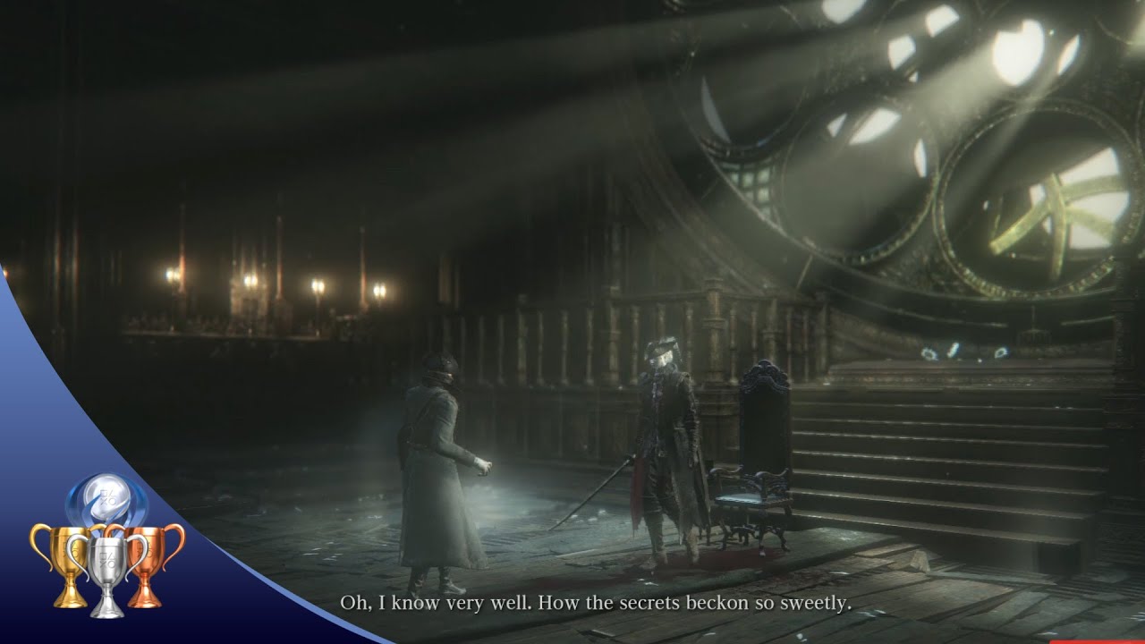 Bloodborne Lady Maria of the Astral Clocktower Boss Fight - The Old