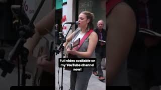 Full video on my YouTube channel #singer #singer #performer #streetperformer #busking #busker #busk