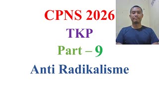 Persiapan CPNS 2026 - TKP - Anti Radikalisme Part-9