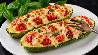 I've never eaten such delicious zucchini before! Recipe for an Italian summer dinner!