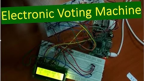 Tech Project  EVM using Rasp PI