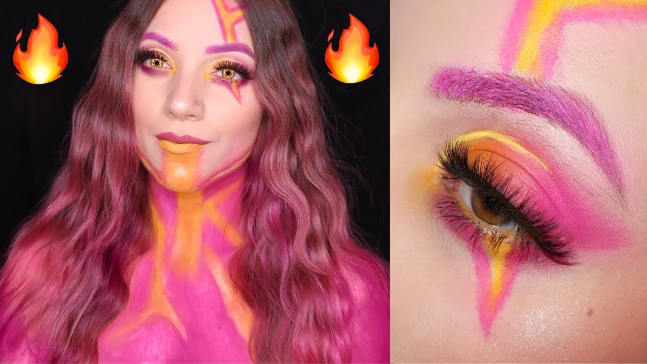 Lava Girl Halloween Makeup Tutorial YouTube Maxresdefault