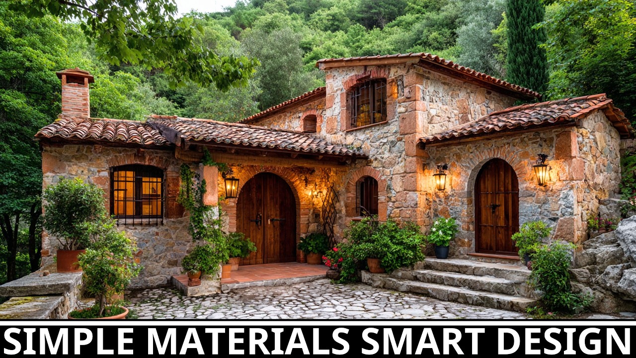 Rustic Stone and Terracotta House Design – Why Simple Materials Feel So Luxurious