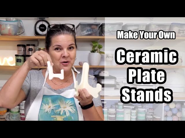 Making Ceramic Plate Stands