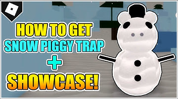 How to UNLOCK SNOW PIGGY TRAP + SHOWCASE in PIGGY! (CHRISTMAS EVENT) [ROBLOX]