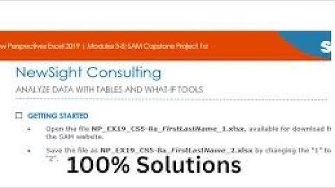 Full Tutorial of Modules 5 8 SAM Capstone