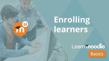 Moodle 3.8 - 28 How to Enroll learners in Moodle Course