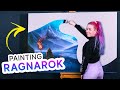 Painting my Most Ambitious Painting Yet! - Norse Painting (Ragnarok)