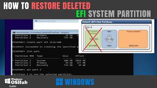 How to Recreate EFI System Partition in Windows After Accidental Deletion