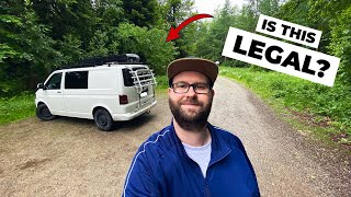 Is it allowed to sleep in your car? #Vanlife and the legal situation in Europe
