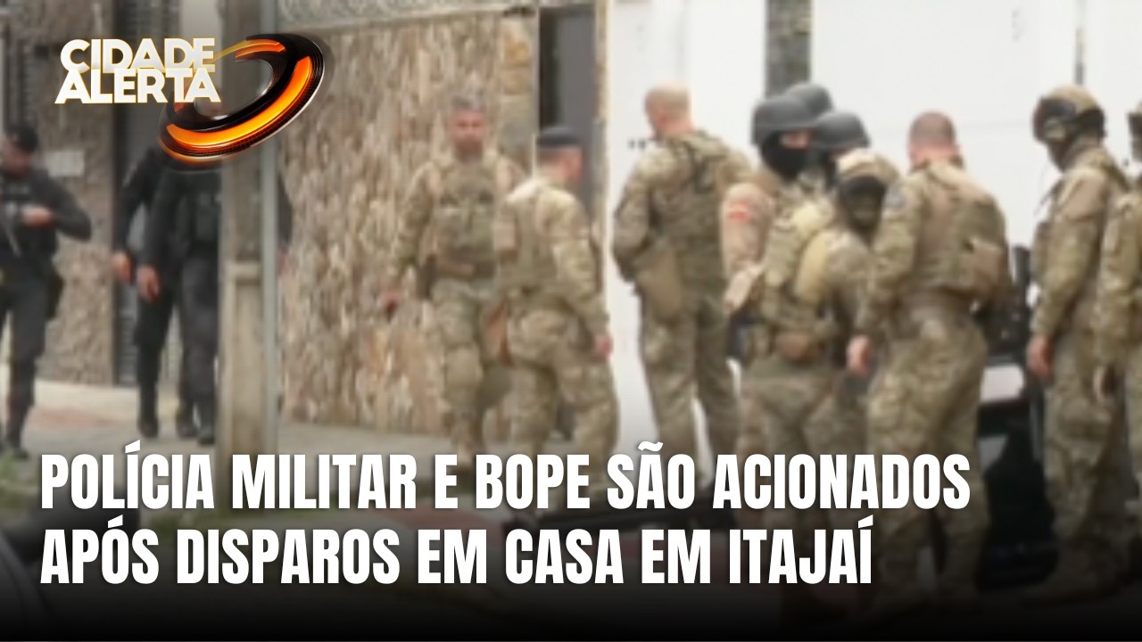 Homem faz disparos no quintal de casa e mobiliza PM e BOPE em Itajaí