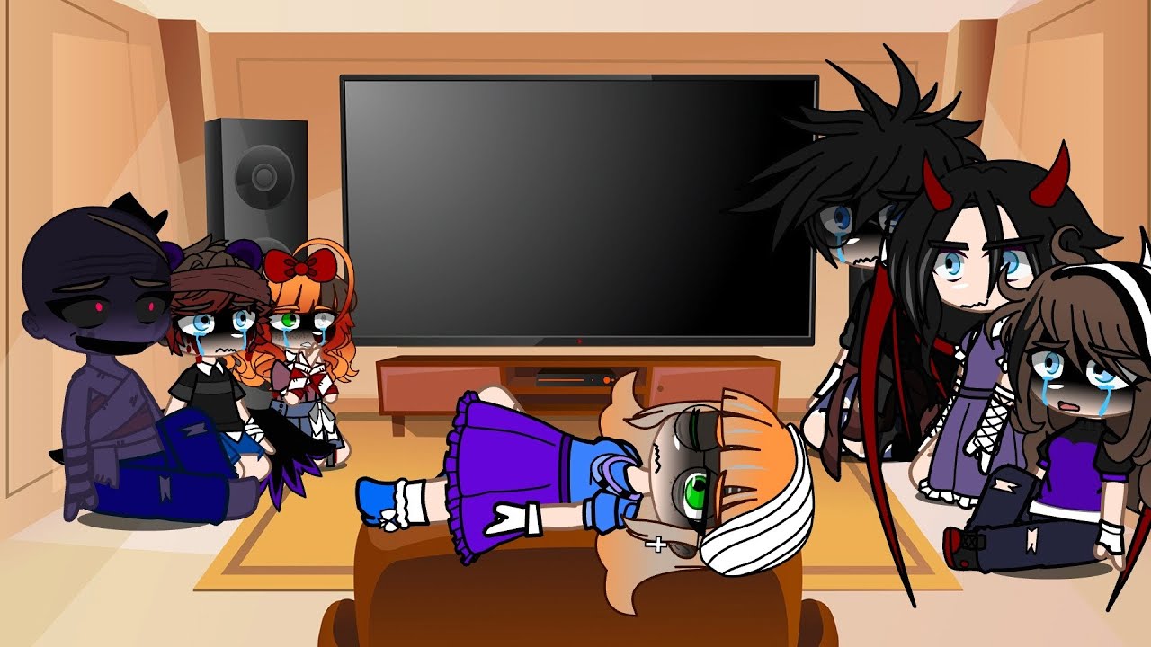 Aftons + William's Family reacts to William's Past My AU and(read description pls)