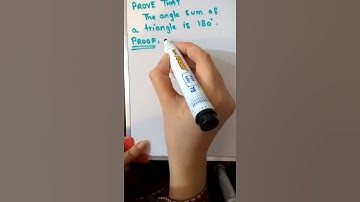 The angle sum of a triangle is 180° #shorts #youtubeshort #mathematics #viralshorts