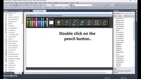 Paint Application in C# Visual Studio By Rohit Programming Zone