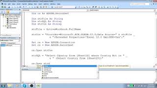 Compare Excel Data Using Recordset - Dhanappa Baddole Wealth