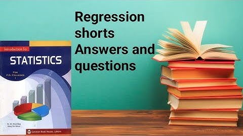 Regression short answers questions ch 6 lec 7