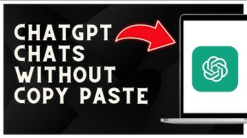 How to export chatgpt chats without copy paste
