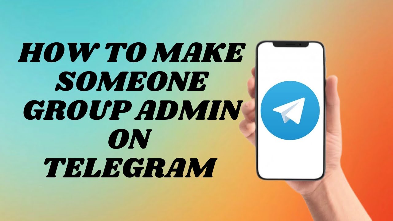 how-to-make-someone-group-admin-on-telegram-youtube
