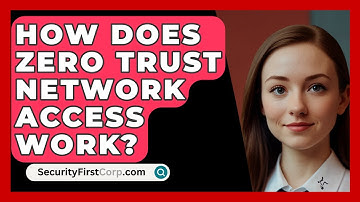 How Does Zero Trust Network Access Work? - SecurityFirstCorp.com
