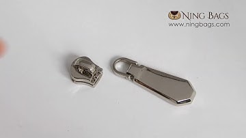 Easy to Install Auto Lock Zipper Slider with Puller