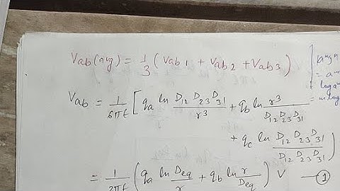 Capacitance Of a Three-Phase Line With Unsymmetrical Spacing