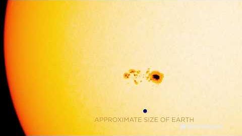 NASA researchers catch sunspot rotating in view