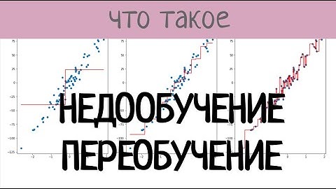 ПЕРЕОБУЧЕНИЕ И НЕДООБУЧЕНИЕ В МАШИННОМ ОБУЧЕНИИ | overfitting, underfitting для регрессии