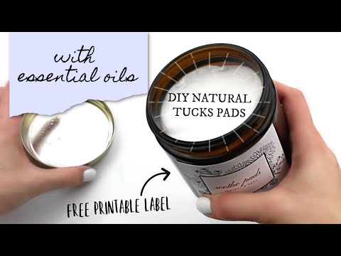 All Natural DIY "TUCKS Pads" | Postpartum Essentials