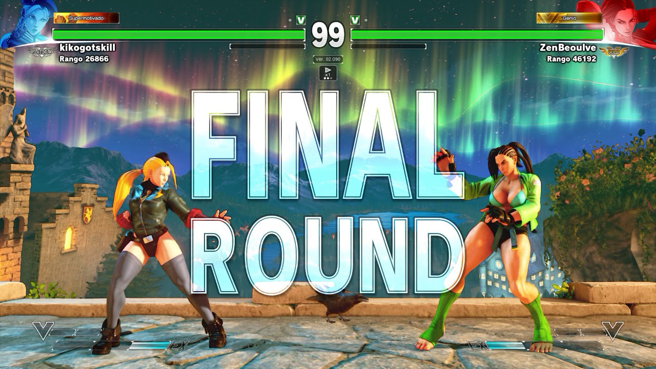 Street Fighter V: Cammy (kikogotskill) Vs Laura (ZenBeoulve) Part 2 HD