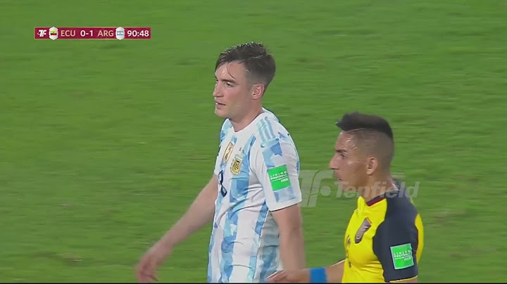 Fecha 18 - Eliminatorias Qatar 2022 - Ecuador 1:1 Argentina - Énner Valencia (ECU)