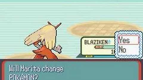 Elite Four Sidney Battle Ruby Version