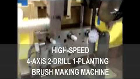 Brush Making Machine Jieyang Zhongli CNC Broom Toothbrush Toilet brush