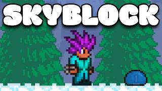 I Tried Terraria Skyblock...