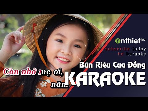 Bún Riêu Cua Đồng - Dương Nghi Đình | HD KARAOKE