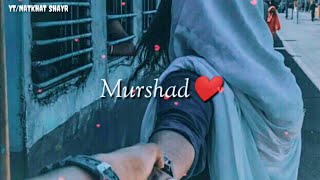 #Hindishayri #Blackscreen #15secondshayri ❤ Murshad | sad shayri | BrokenHeart |  2021 shayri status