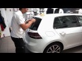 Video: Spoiler / vindavvisare för VW Golf VII (MK 7)