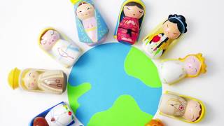 Mary Around the World Catholic kids book story time