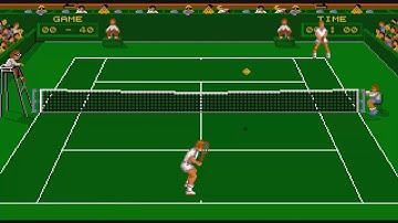 AMIGA Great Courts Tennis 1 aka ProTennis Tour 1 I AMIGA OCS 1989 Ubi Soft cr QTX QUARTEX Cracked