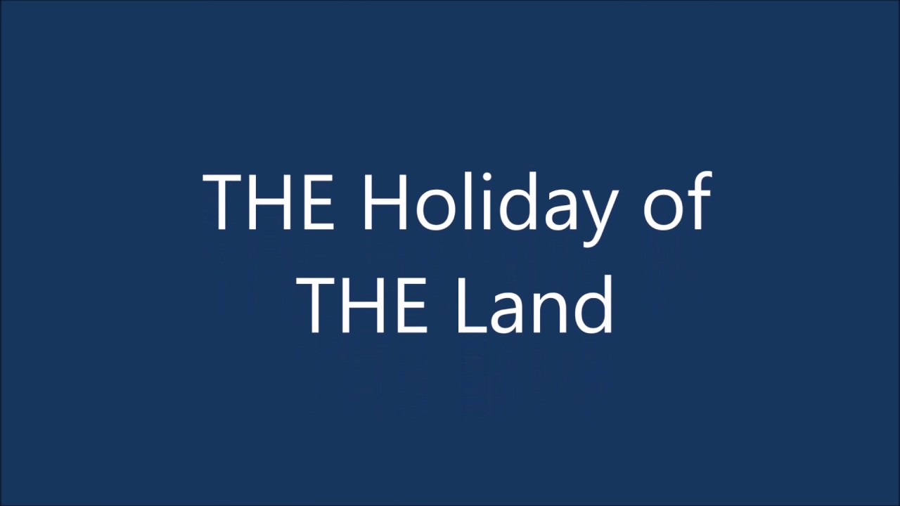 Rejuvenation:THE Holiday of THE Land