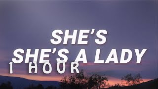 [ 1 HOUR ] Ricky Montgomery - She is she is a lady Line without a hook (Lyrics)