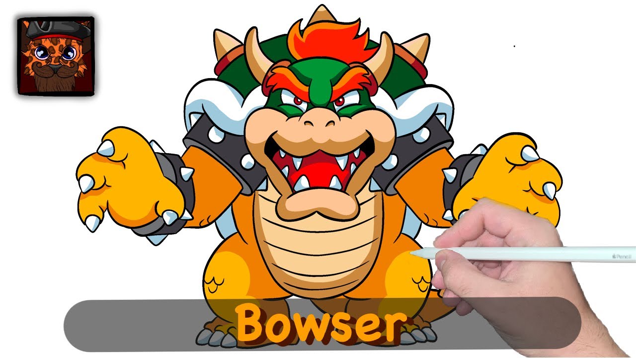 How to Draw Super Mario Bros, Bowser & Koopalings #226