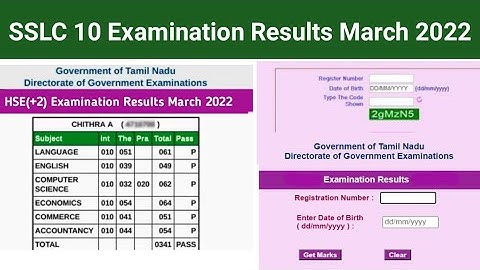 how to check  HSC result 2022 in tamilnadu | check 12th result online