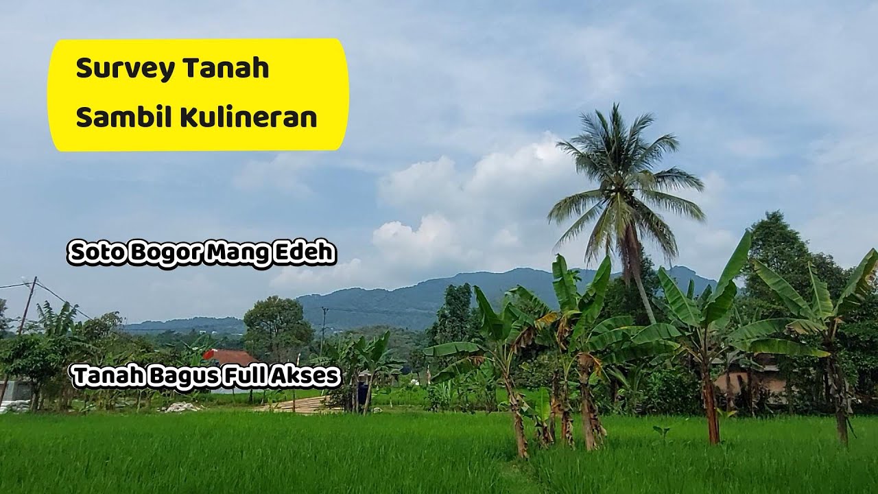 Masuk Mobil ‼️ Sawah Bagus Luasnya 1.040 Meter² . Harga Nego