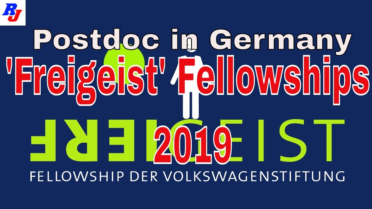'Freigeist' Fellowships 2019 | Postdoc in Germany | Researchersjob