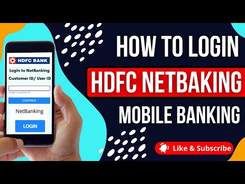 how to login hdfc mobile banking | internet banking | how to start net banking of hdfc bank